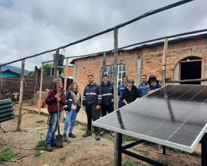 Panel solar de la Biblioteca rural El Uval
