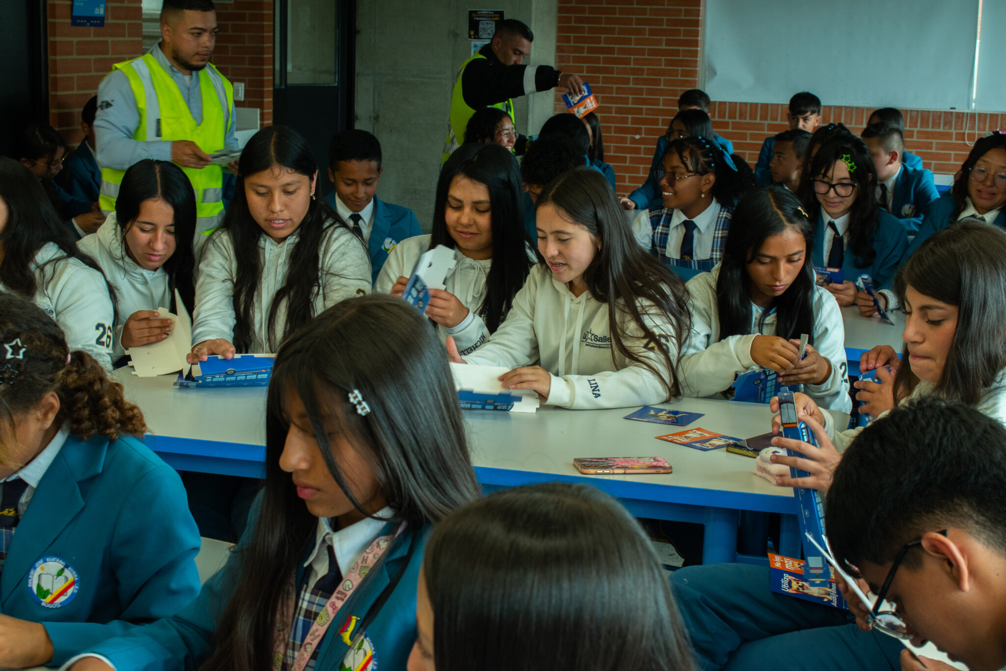 Estudiantes del Colegio José Eustasio Rivera de Usme