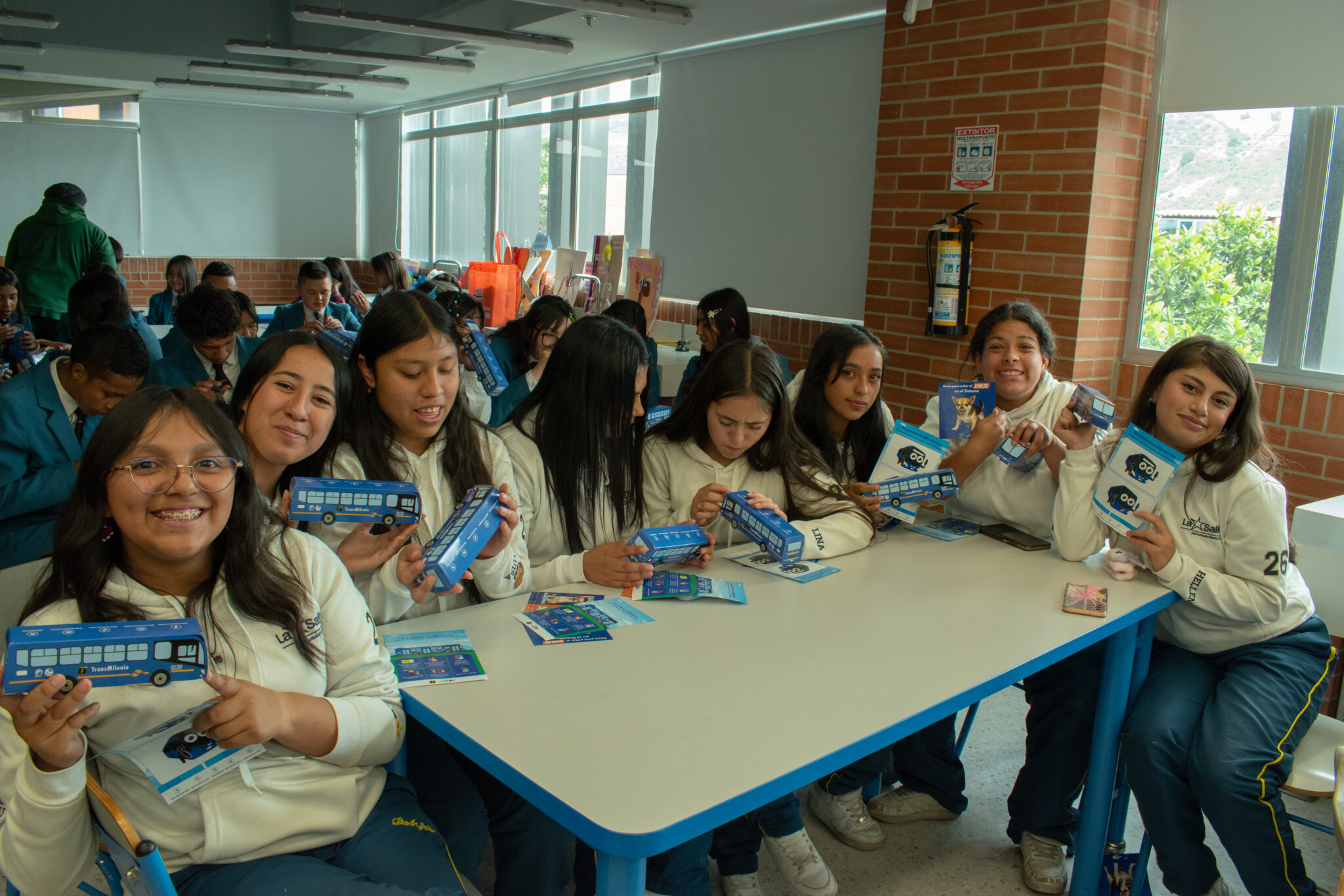 Estudiantes del Colegio José Eustasio Rivera de Usme