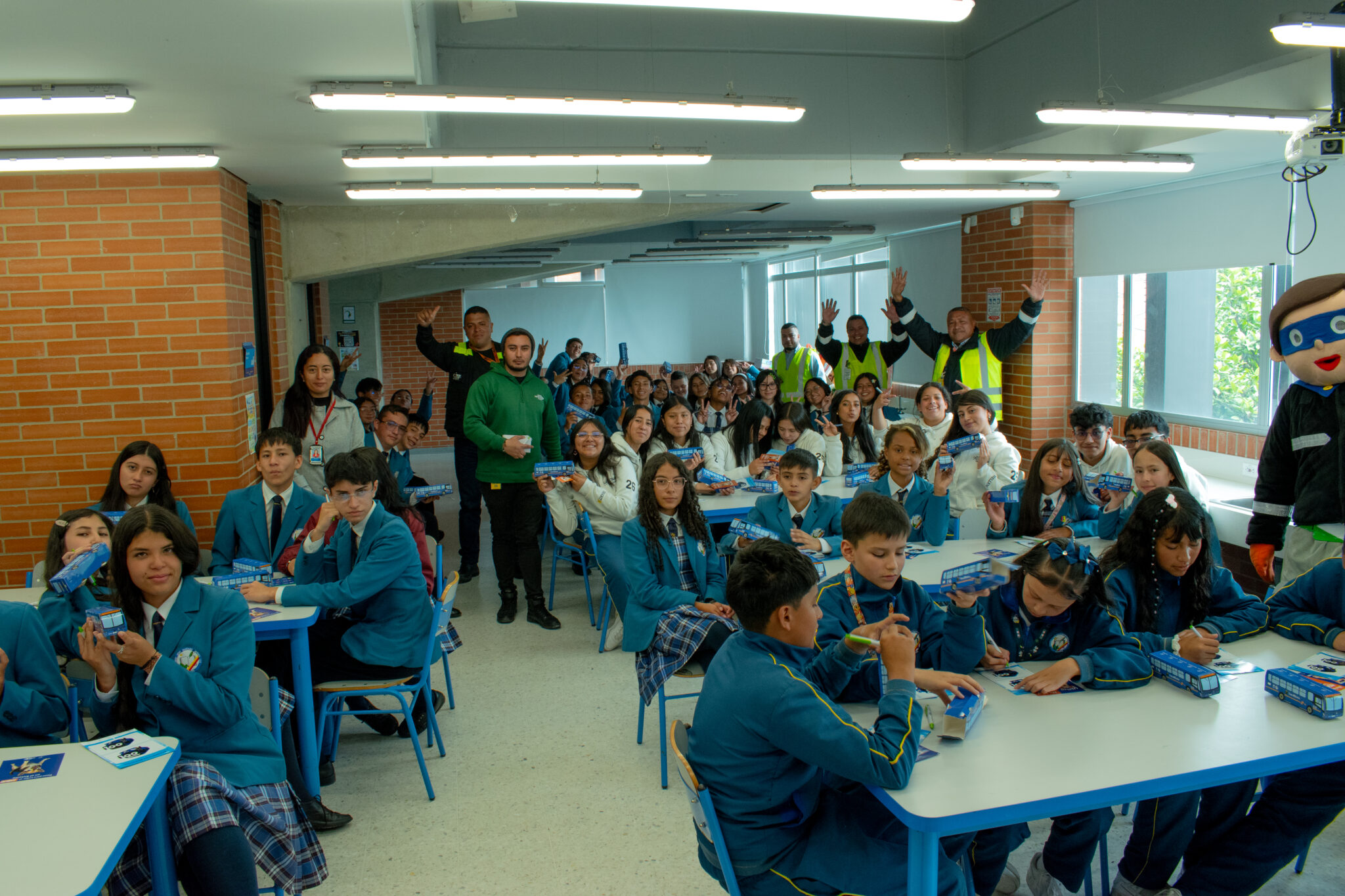 Estudiantes del Colegio José Eustasio Rivera de Usme